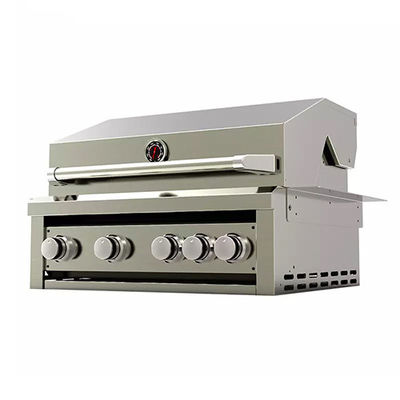 30 Inch 4 Burner Built In Gas Grills With Side Burner Outdoor Kitchen